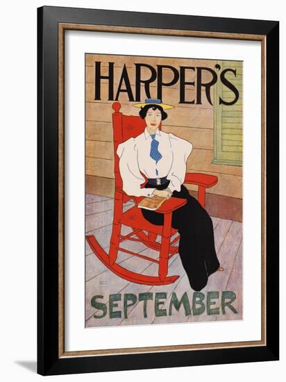 Harper's September-Edward Penfield-Framed Art Print