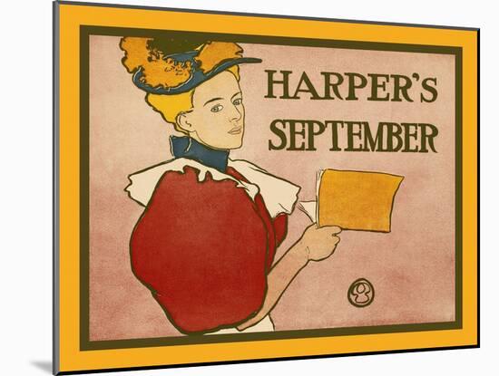 Harper's September-Edward Penfield-Mounted Art Print