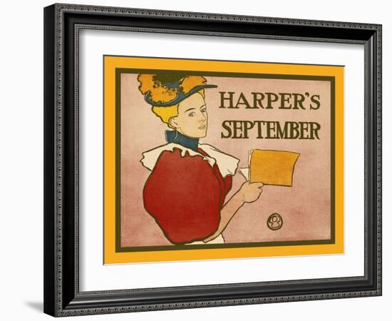 Harper's September-Edward Penfield-Framed Art Print