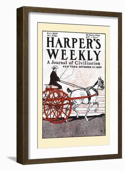 Harper's Weekly, A Journal Of Civilization, New York, November 24, 1900-Edward Penfield-Framed Art Print