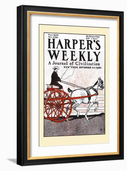 Harper's Weekly, A Journal Of Civilization, New York, November 24, 1900-Edward Penfield-Framed Art Print