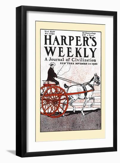 Harper's Weekly, a Journal of Civilization, New York, November 24: 1900-Edward Penfield-Framed Art Print