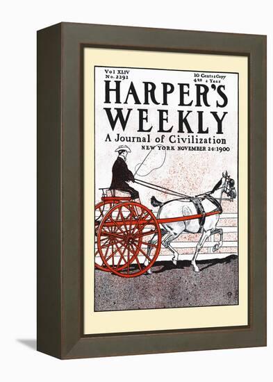 Harper's Weekly, a Journal of Civilization, New York, November 24: 1900-Edward Penfield-Framed Stretched Canvas