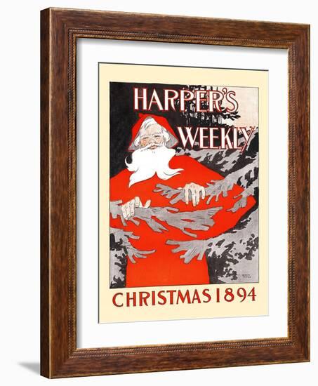 Harper's Weekly, Christmas 1894-Edward Penfield-Framed Art Print