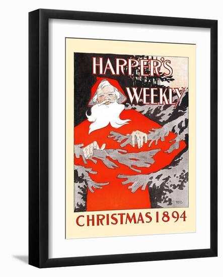 Harper's Weekly, Christmas 1894-Edward Penfield-Framed Art Print