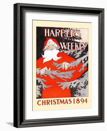 Harper's Weekly, Christmas 1894-Edward Penfield-Framed Art Print