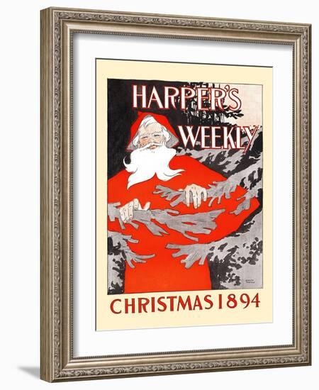 Harper's Weekly, Christmas 1894-Edward Penfield-Framed Art Print