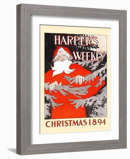 Harper's Weekly, Christmas 1894-Edward Penfield-Framed Art Print