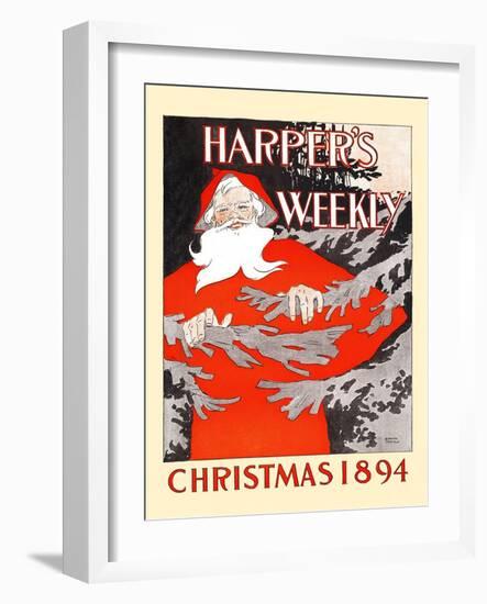 Harper's Weekly, Christmas 1894-Edward Penfield-Framed Art Print