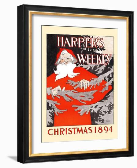 Harper's Weekly, Christmas 1894-Edward Penfield-Framed Art Print