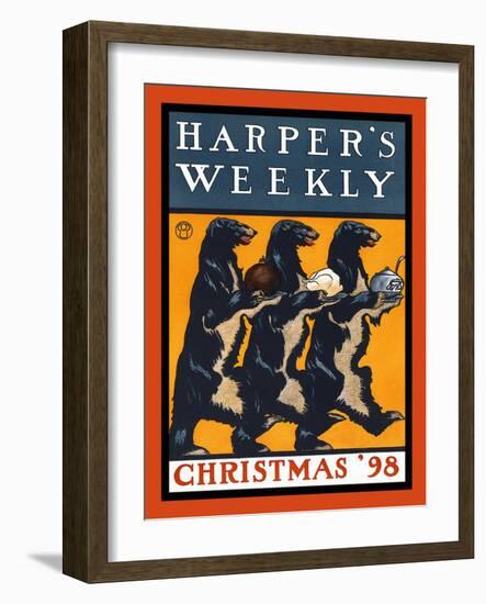 Harper's Weekly, Christmas '98-Edward Penfield-Framed Art Print