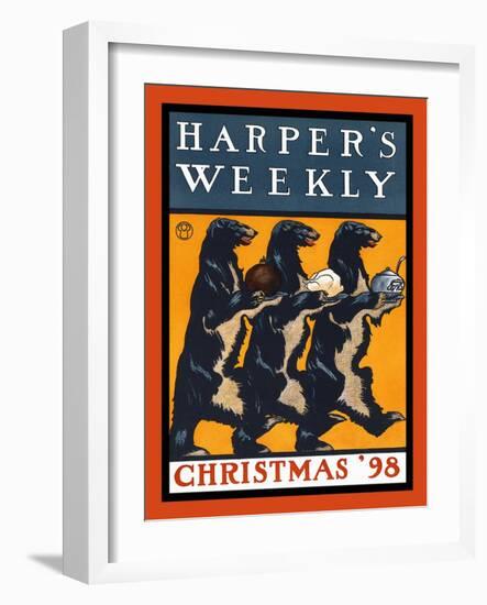 Harper's Weekly, Christmas '98-Edward Penfield-Framed Art Print