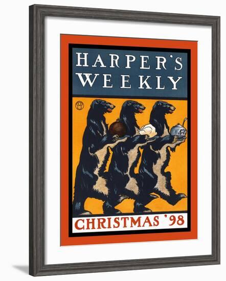 Harper's Weekly, Christmas '98-Edward Penfield-Framed Art Print