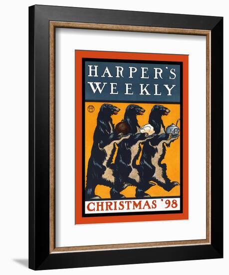 Harper's Weekly, Christmas '98-Edward Penfield-Framed Art Print