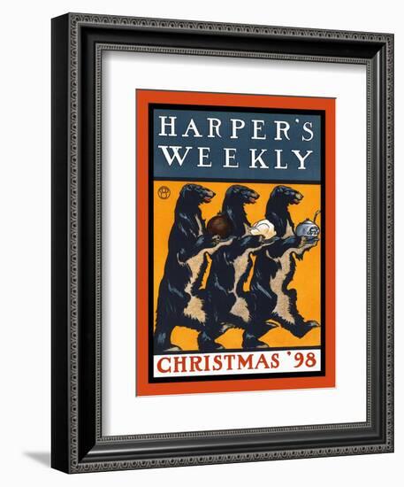 Harper's Weekly, Christmas '98-Edward Penfield-Framed Art Print