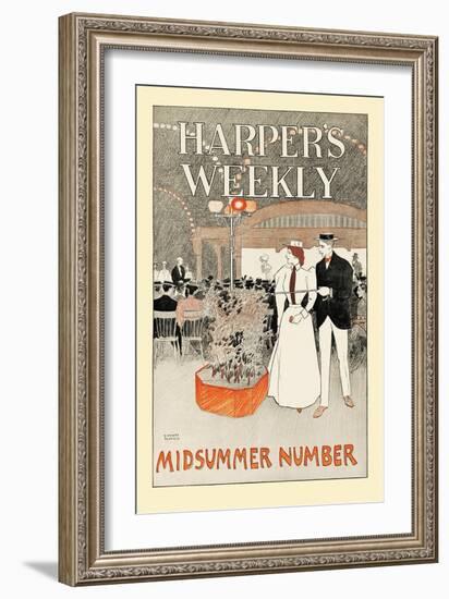 Harper's Weekly, Midsummer Number-Edward Penfield-Framed Art Print