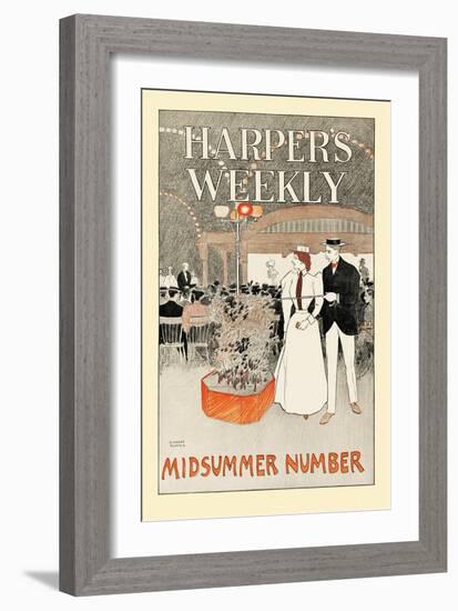Harper's Weekly, Midsummer Number-Edward Penfield-Framed Art Print
