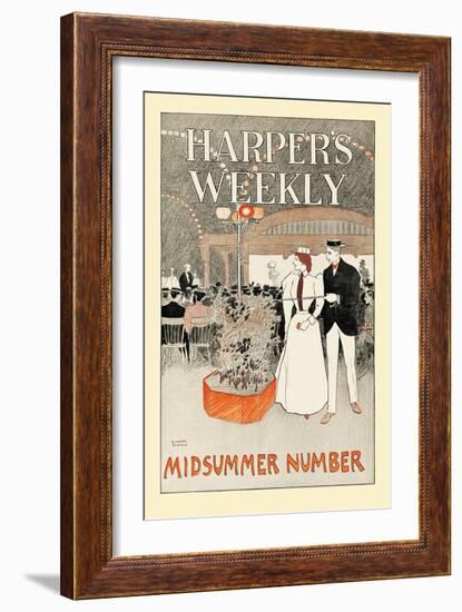 Harper's Weekly, Midsummer Number-Edward Penfield-Framed Art Print