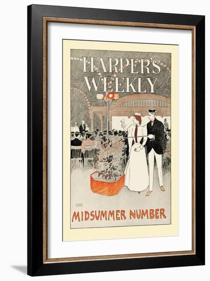 Harper's Weekly, Midsummer Number-Edward Penfield-Framed Art Print