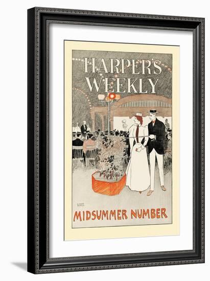 Harper's Weekly, Midsummer Number-Edward Penfield-Framed Art Print