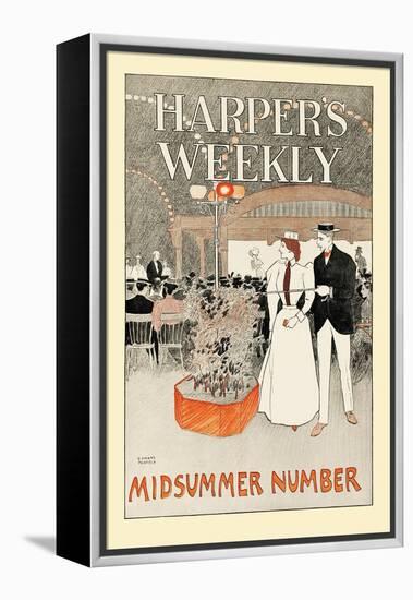 Harper's Weekly, Midsummer Number-Edward Penfield-Framed Stretched Canvas