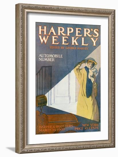 Harper's Weekly Special Automobile Issue, c.1907-null-Framed Giclee Print