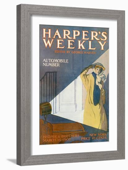 Harper's Weekly Special Automobile Issue, c.1907-null-Framed Giclee Print