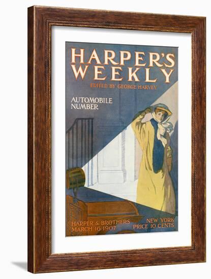 Harper's Weekly Special Automobile Issue, c.1907-null-Framed Giclee Print