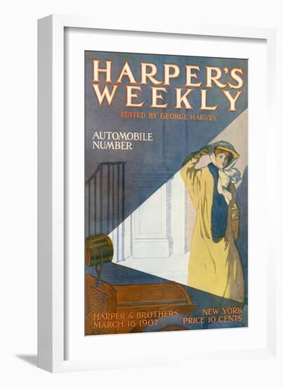 Harper's Weekly Special Automobile Issue, c.1907-null-Framed Giclee Print