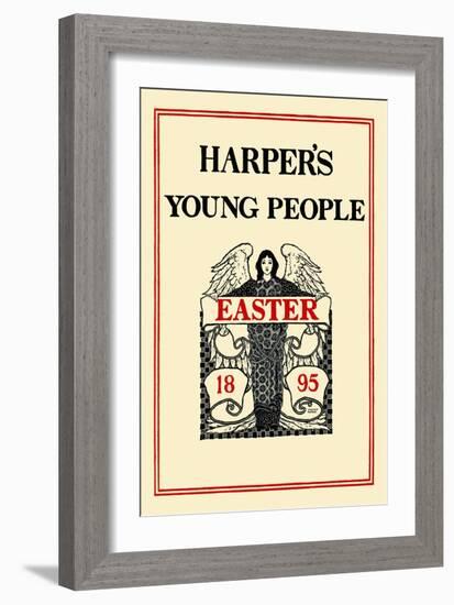 Harper's Young People, Easter 1895-Maxfield Parrish-Framed Art Print