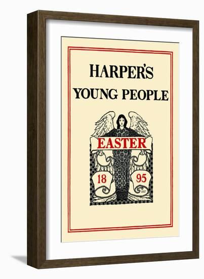 Harper's Young People, Easter 1895-Maxfield Parrish-Framed Art Print