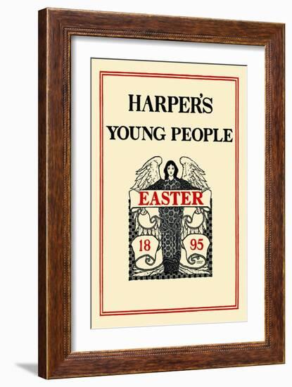 Harper's Young People, Easter 1895-Maxfield Parrish-Framed Art Print