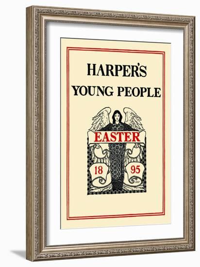 Harper's Young People, Easter 1895-Maxfield Parrish-Framed Art Print