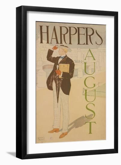 Harpers August-null-Framed Art Print