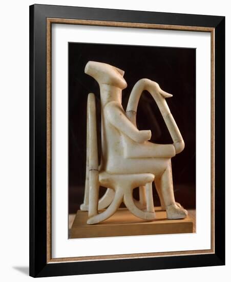 Harpist, also known as Lyre Player Statue from Amorgos, Greece-null-Framed Giclee Print