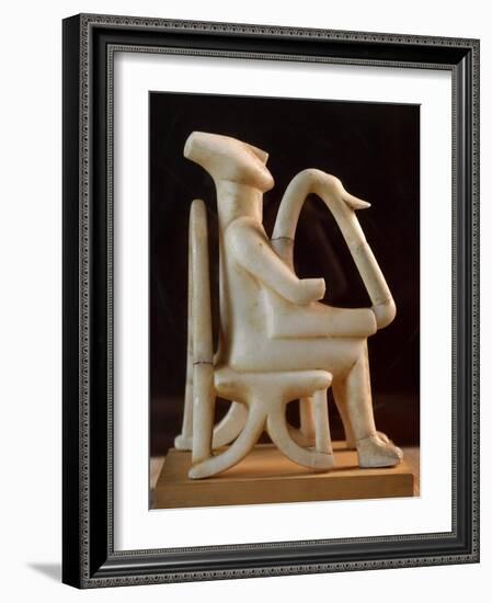 Harpist, also known as Lyre Player Statue from Amorgos, Greece-null-Framed Giclee Print