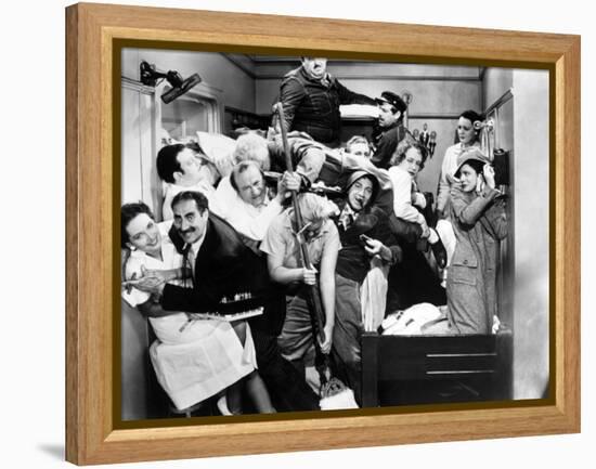 Harpo Marx, the Marx Brothers, Chico Marx, Groucho Marx. "A Night At the Opera".1935, by Sam Wood-null-Framed Premier Image Canvas