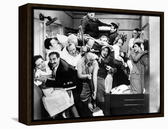 Harpo Marx, the Marx Brothers, Chico Marx, Groucho Marx. "A Night At the Opera".1935, by Sam Wood-null-Framed Premier Image Canvas