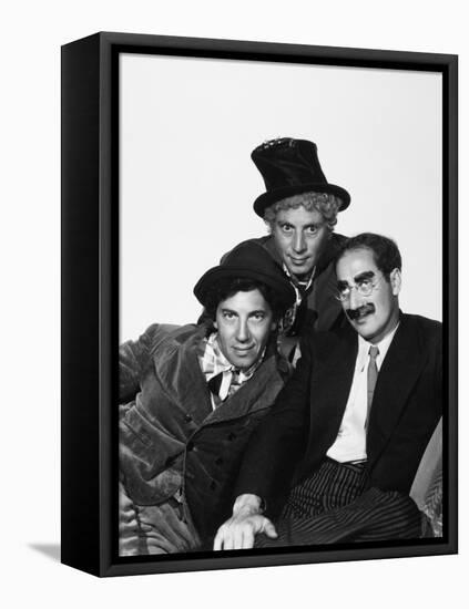 Harpo Marx, the Marx Brothers, Chico Marx, Groucho Marx-null-Framed Premier Image Canvas