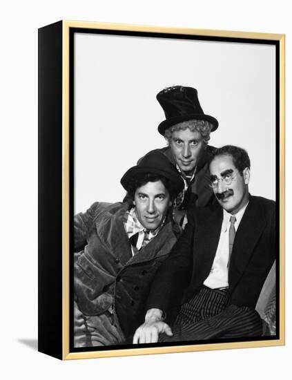 Harpo Marx, the Marx Brothers, Chico Marx, Groucho Marx-null-Framed Premier Image Canvas