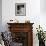 Harpsichordist Wanda Landowska, at Home Playing the Harpsichord-Herbert Gehr-Framed Premium Photographic Print displayed on a wall