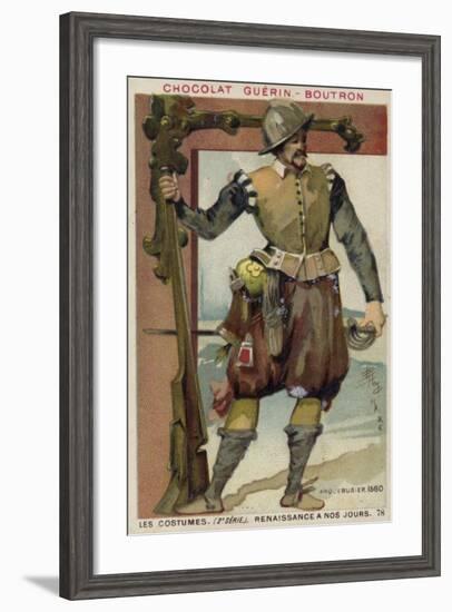 Harquebusier, 1560-null-Framed Giclee Print