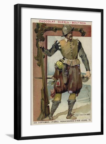 Harquebusier, 1560-null-Framed Giclee Print