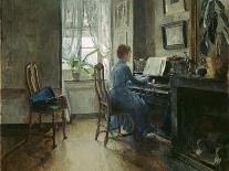 By Lamplight, 1890-Harriet Backer-Giclee Print