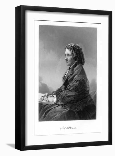 Harriet Beecher Stowe-Alonzo Chappel-Framed Art Print