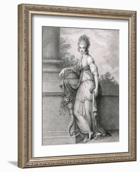 Harriet Lady Bulkeley-Richard Cosway-Framed Art Print