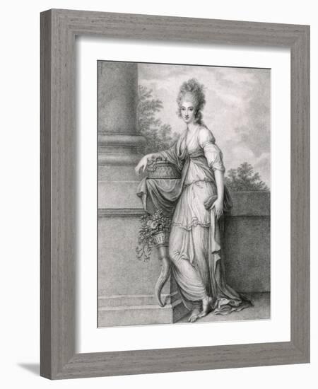 Harriet Lady Bulkeley-Richard Cosway-Framed Art Print