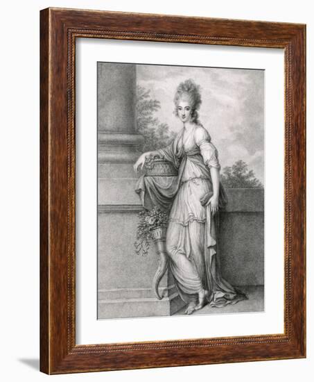 Harriet Lady Bulkeley-Richard Cosway-Framed Art Print