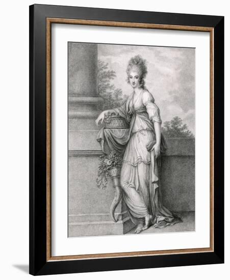 Harriet Lady Bulkeley-Richard Cosway-Framed Art Print