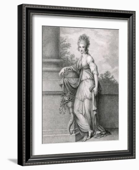 Harriet Lady Bulkeley-Richard Cosway-Framed Art Print